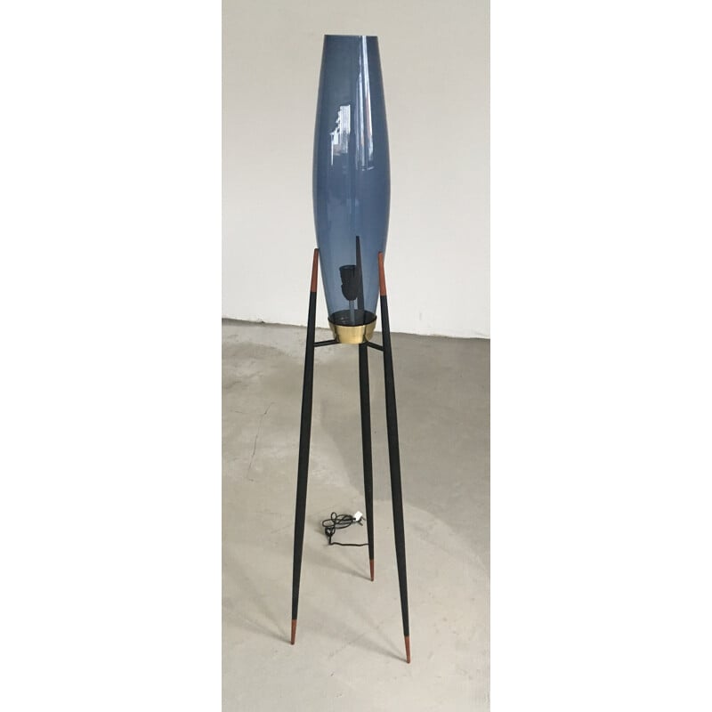 Pair of Danish Tripod Floor Lamps by Svend Aage Holm Sorensenen