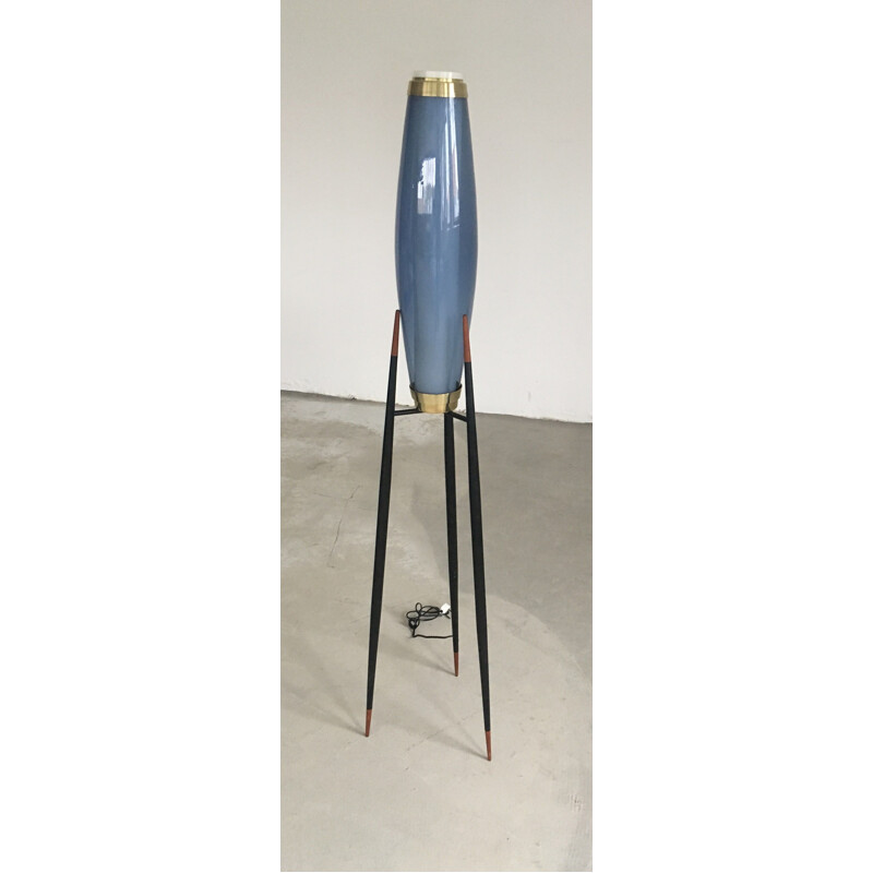 Pair of Danish Tripod Floor Lamps by Svend Aage Holm Sorensenen