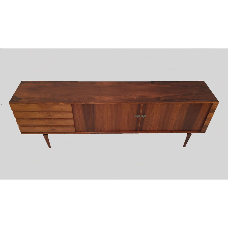 Vintage Deens palissander dressoir van H.W. Klein, 1960