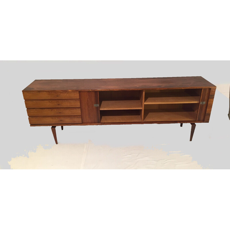 Credenza danese d'epoca in palissandro di H.W. Klein, 1960