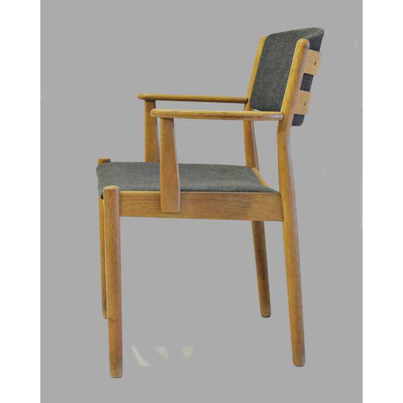 Set von zwei dänischen Vintage-Sessel Poul Volther in Eiche, Inc. Retapished
