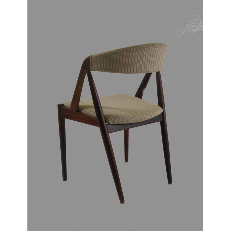 Set of Twelve vintage Kai Kristiansen Teak Dining Chairs, Inc. Reupholstery