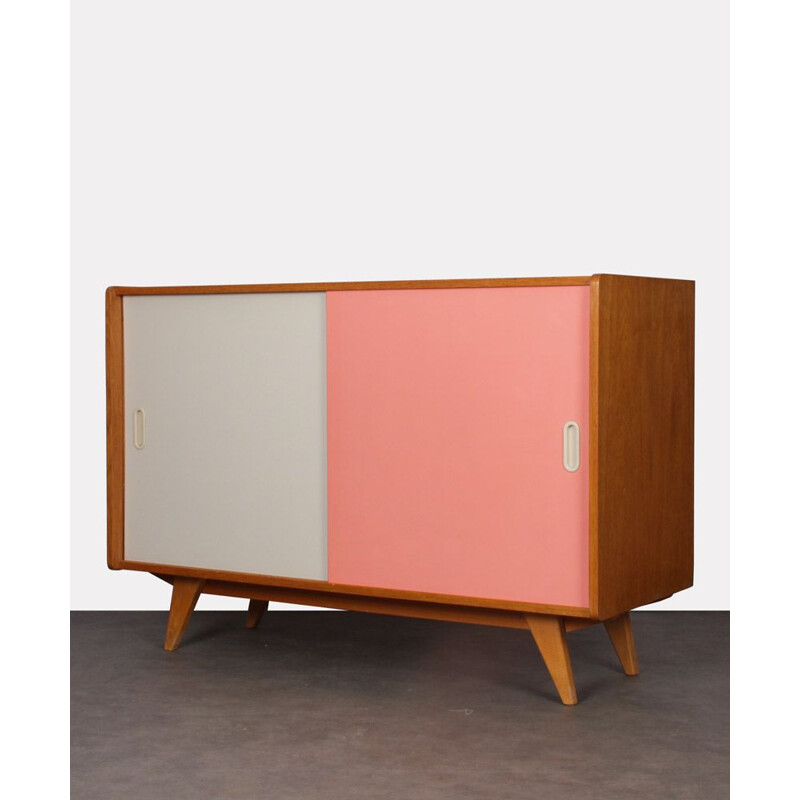 Vintage coloured chest of drawers, model U-452, by Jiri Jiroutek, 1960