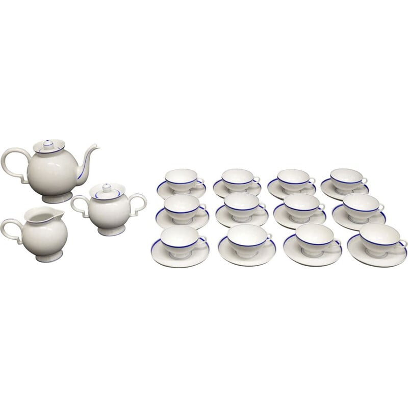 Vintage Tea Set model Barbara by Gio Ponti for Richard Ginori 1930