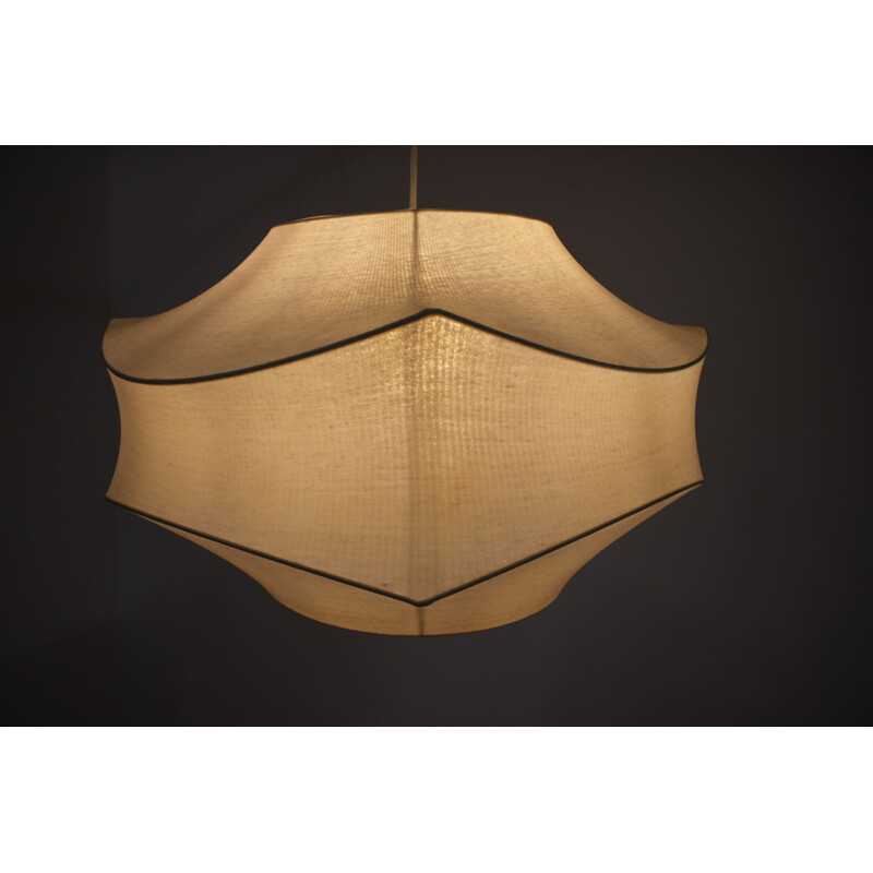 Large vintage Pendant Cocoon Designed by Achille Castiglioni, Italy, 1960