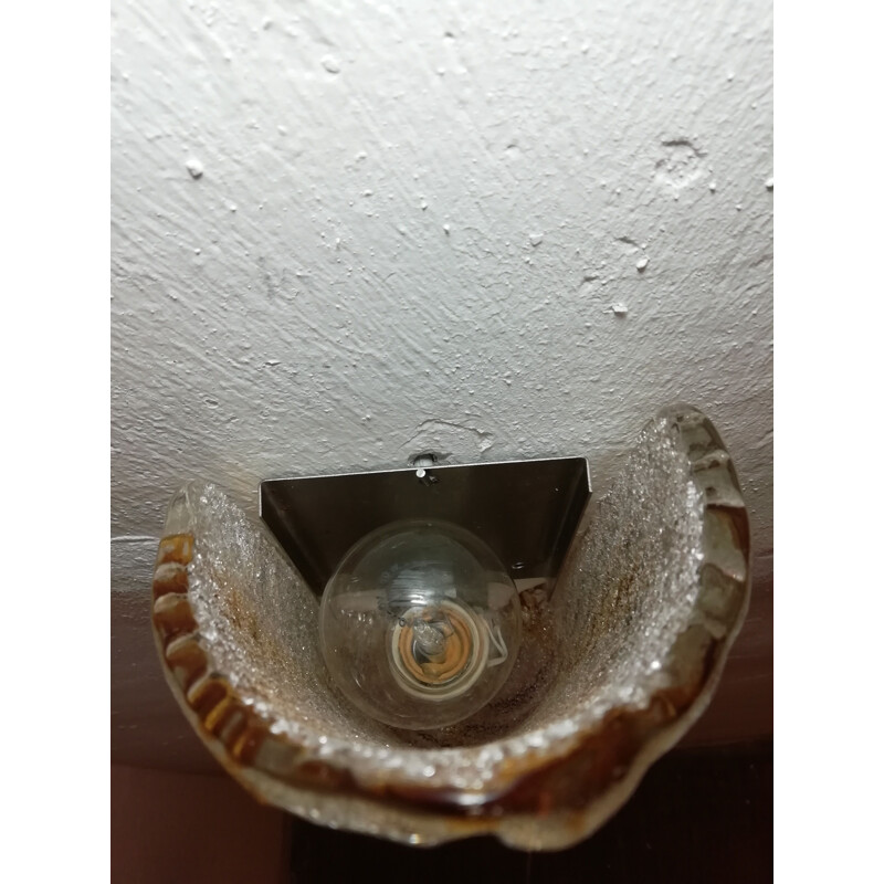 Mazzega wandlamp in Murano glas