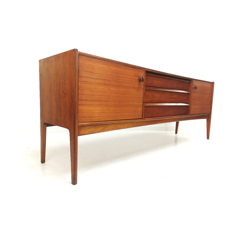 Vintage Younger Da Silva Teak Mid Sideboard 1960