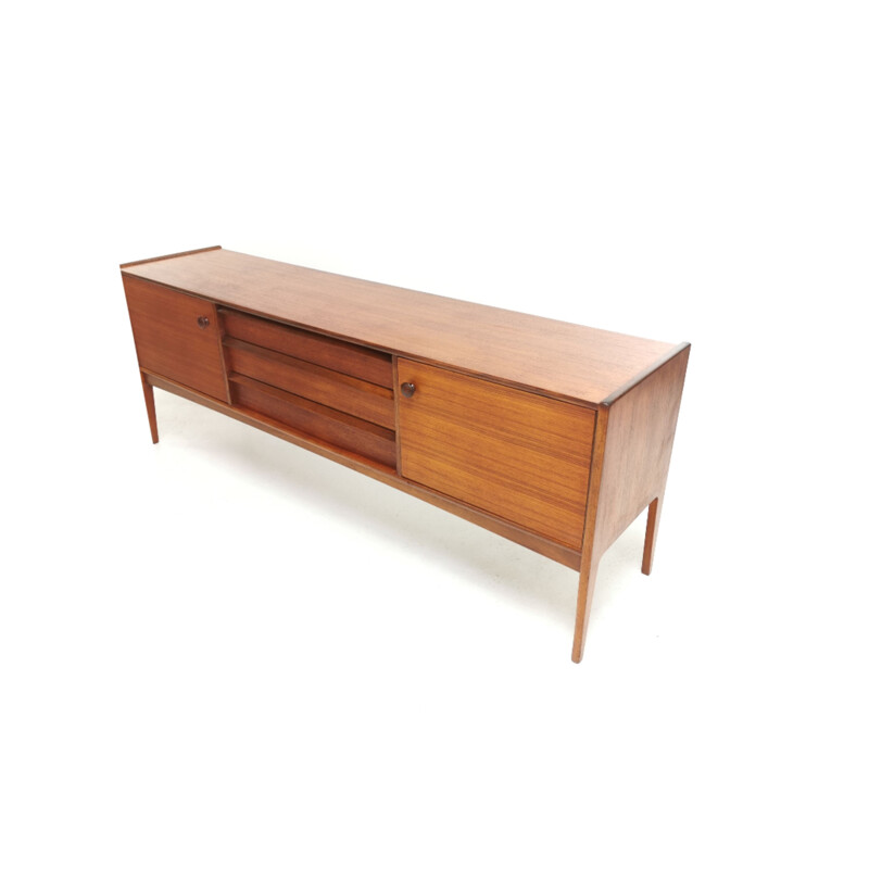 Vintage Younger Da Silva Teak Mid Sideboard 1960