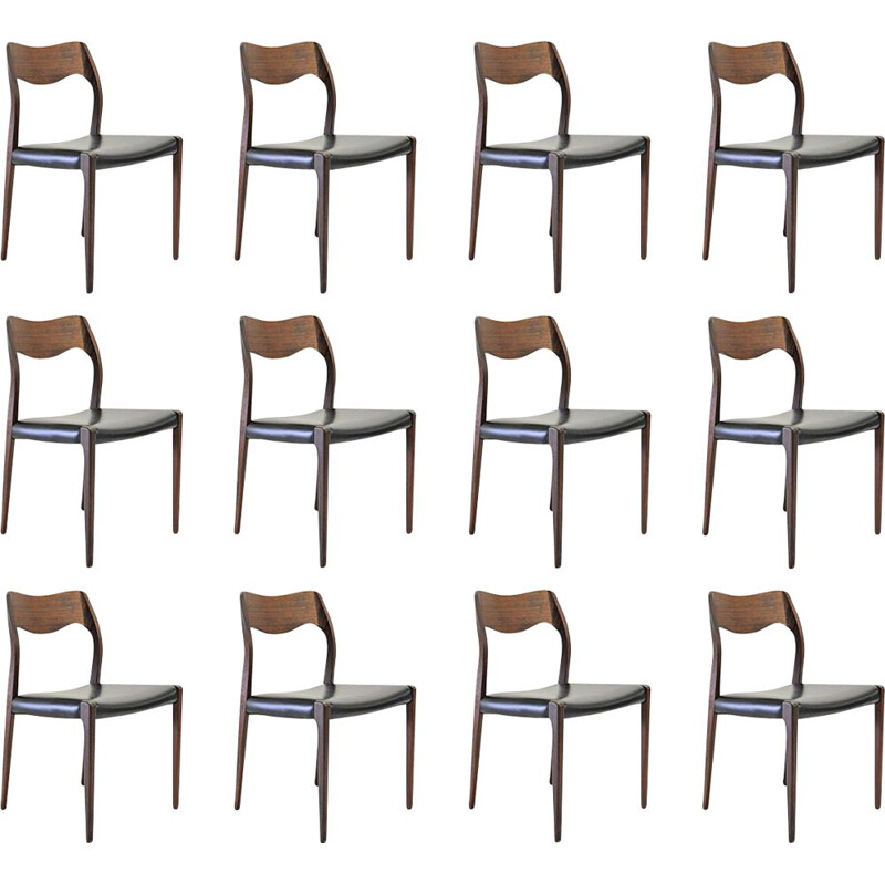 lot de 6 chaises de salle