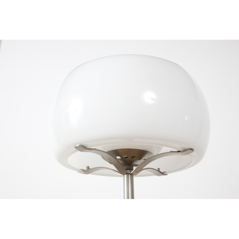 Artemide opaline glass and metal floor lamp, Vico MAGISTRETTI - 1960s