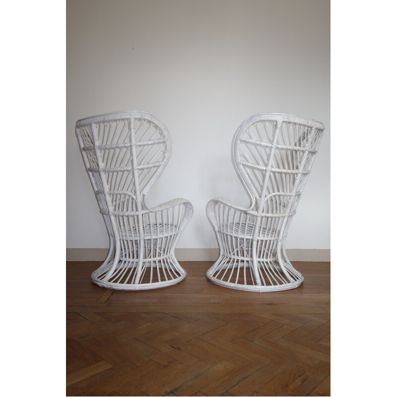 Pair of vintage armchairs by Gio Ponti & Lio Carminati 1950