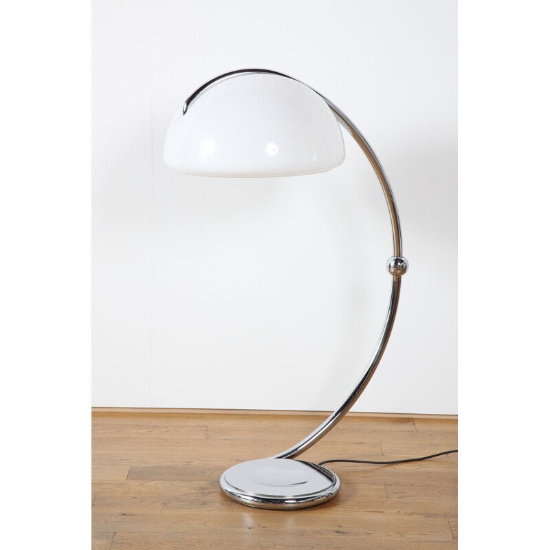Martinelli Luce "Serpente" floor lamp in metal and methacrylate, Elio MARTINELLI - 1965