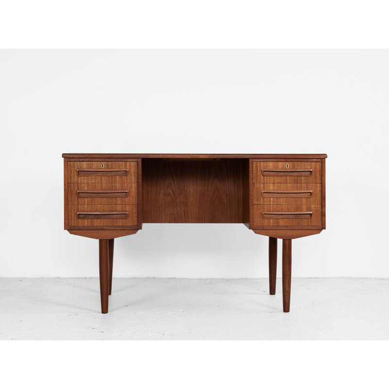 Vintage Danish desk in teak 1960s