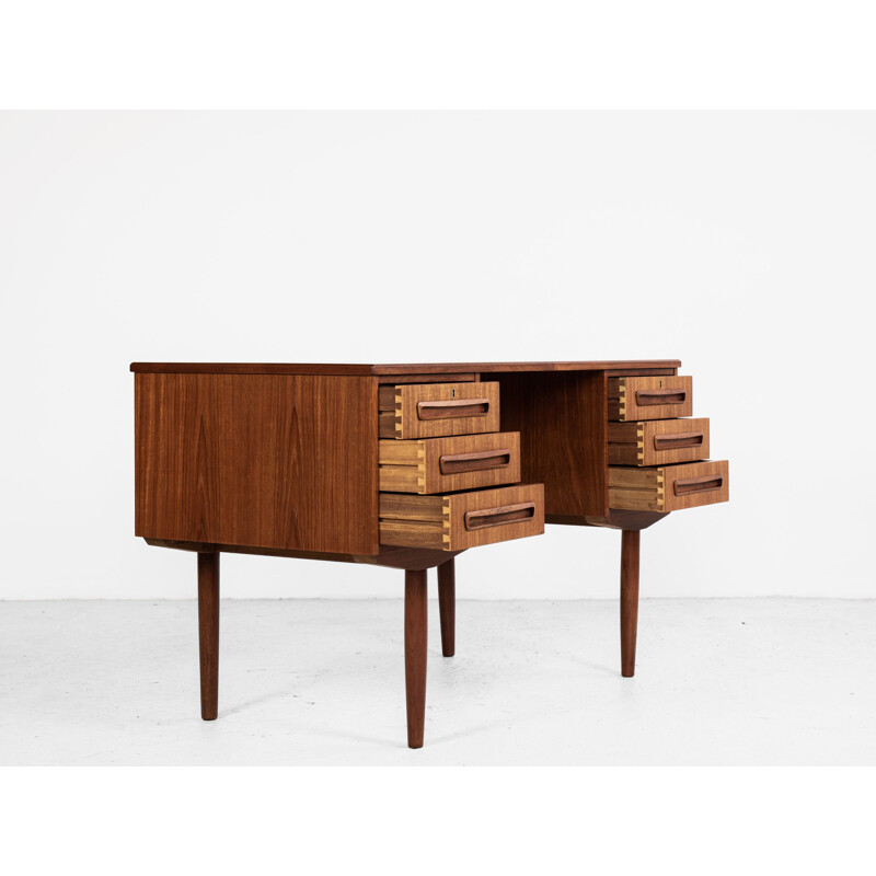 Vintage Danish desk in teak 1960s