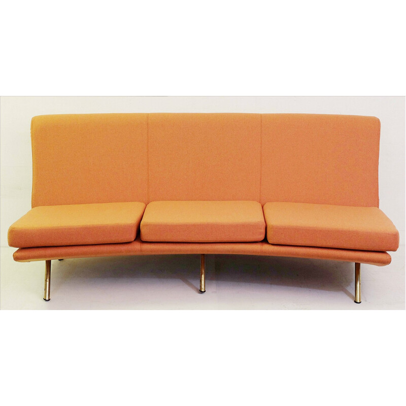 Arflex "Triennale" sofa with brass legs, Marco ZANUSO - 1950s