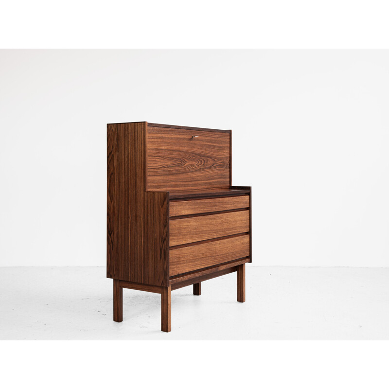 Vintage Danish secretaire in rosewood, 1960s