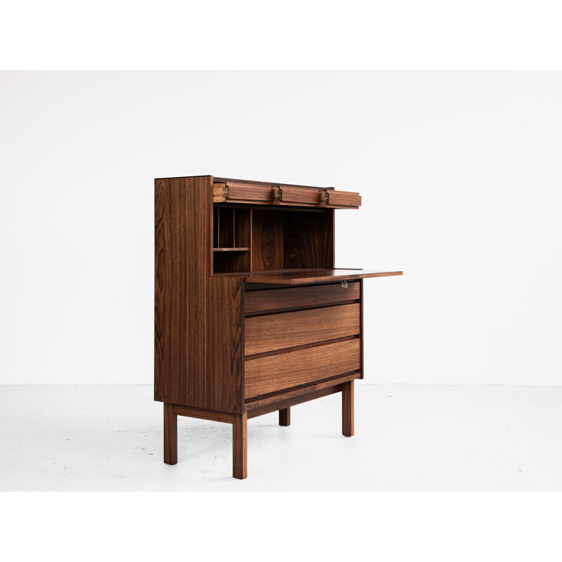 Vintage Danish secretaire in rosewood, 1960s