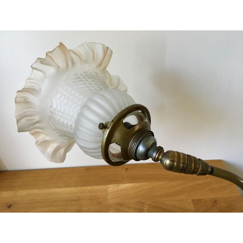 Vintage tulip-shaped swivel lamp , 1960