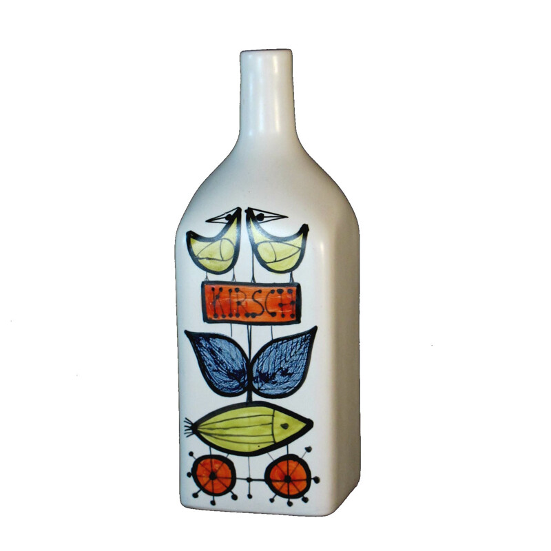 Ceramic Bottle Vase "Kirsch" Roger Capron - 1950s 