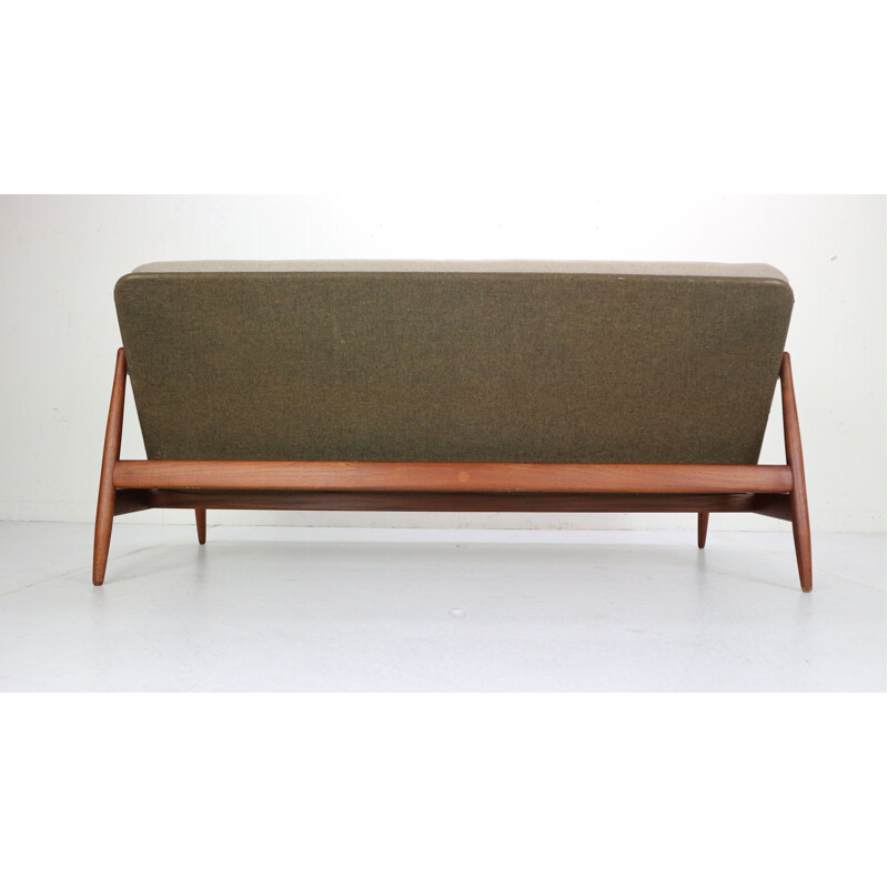 Canapé moderne danois en teck vintage de Poul M. Volther pour Frem Rojle, 1960