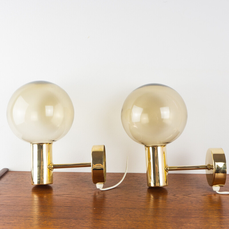 Pair of vintage Swedish wall lamps V149, Hans-Agne Jakobsson, Sweden, 1950