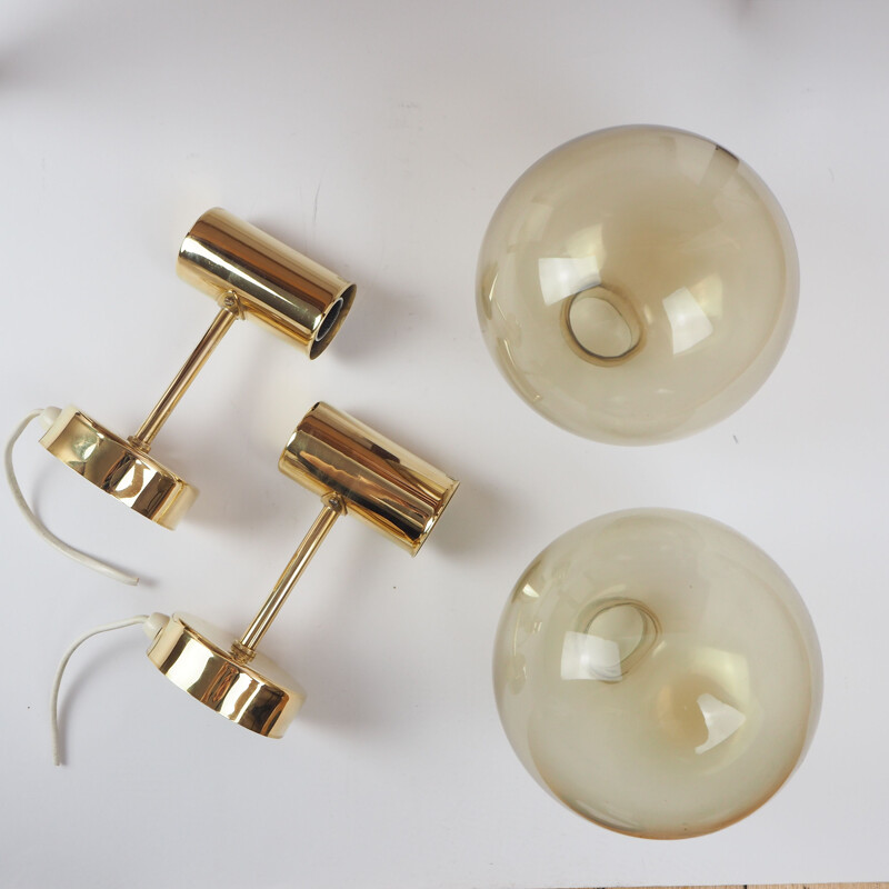 Pair of vintage Swedish wall lamps V149, Hans-Agne Jakobsson, Sweden, 1950