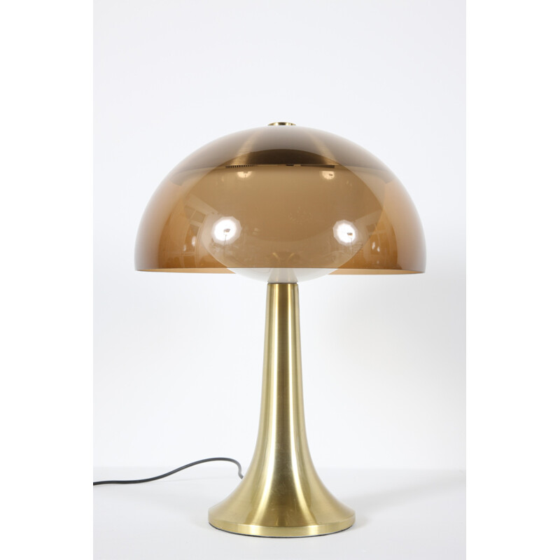 Vintage lamp in metal and stained methacrylate by Lamperti, 1970