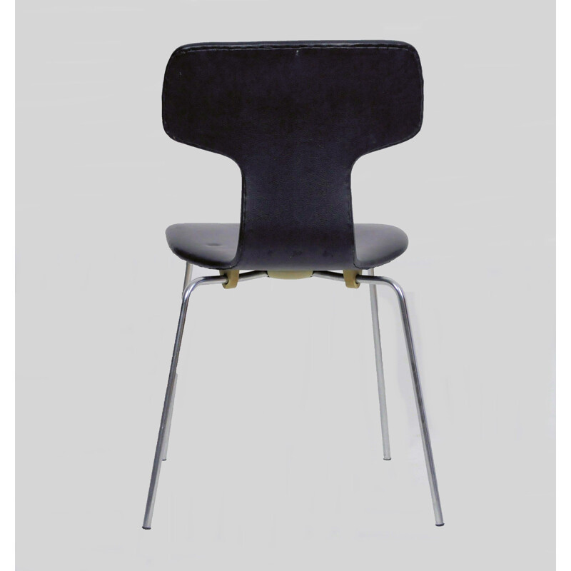 Juego de 8 sillas T vintage de Arne Jacobsen de Fritz Hansen, 1960