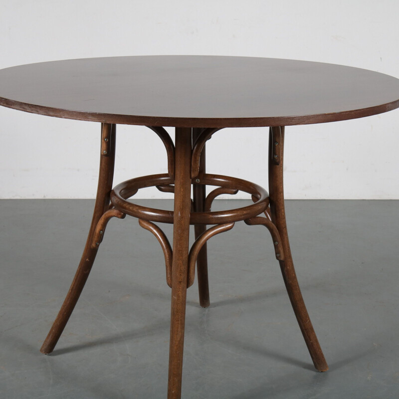 Vintage Bentwood dining set model 233 by Michael Thonet, 1970s 