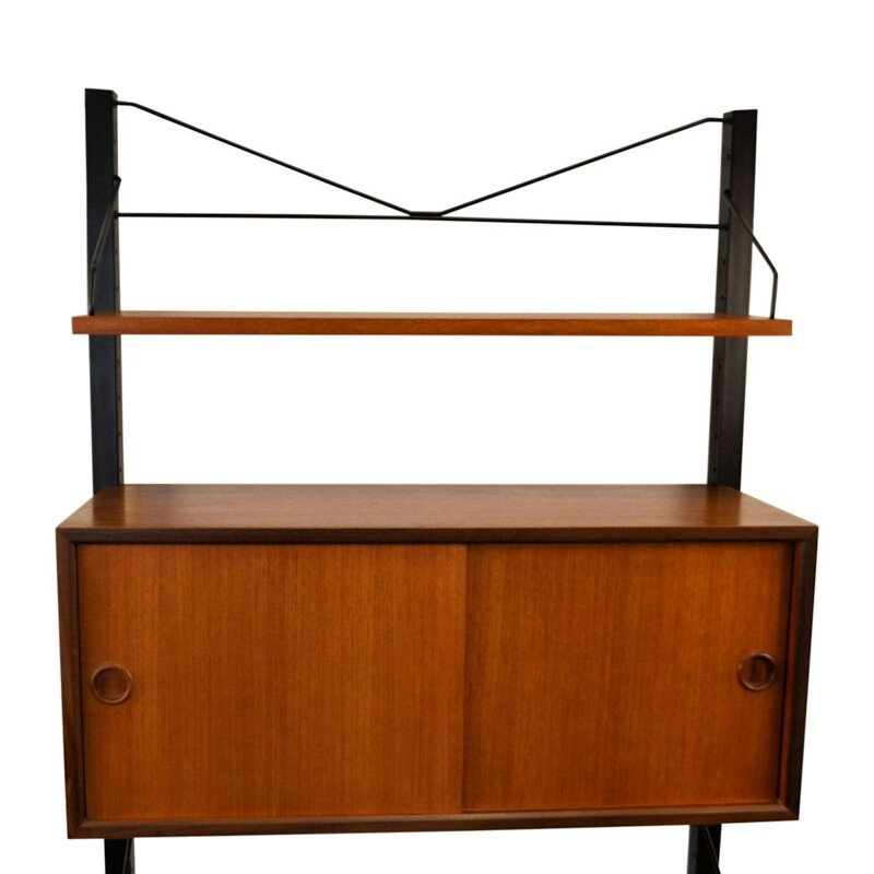 Vintage teak modular wall-unit by Poul Cadovius for Cado