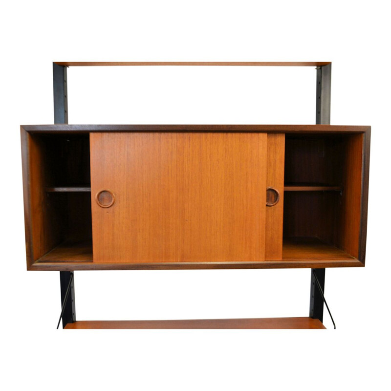 Vintage teak modular wall-unit by Poul Cadovius for Cado