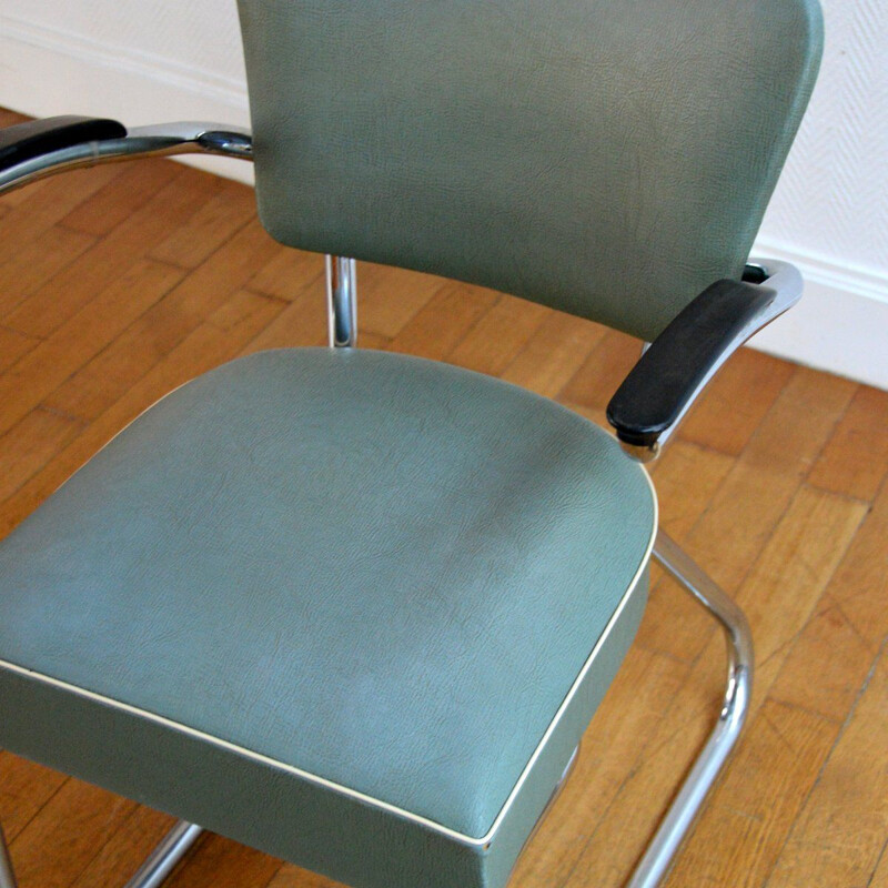 Vintage Office Armchair by Gispen, 1950s