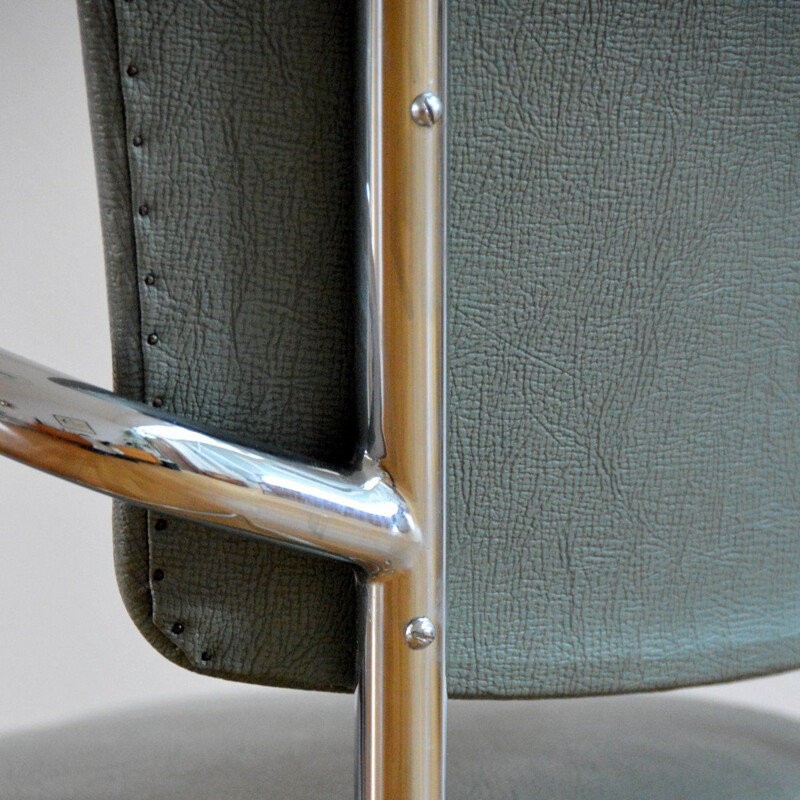 Vintage Office Armchair by Gispen, 1950s