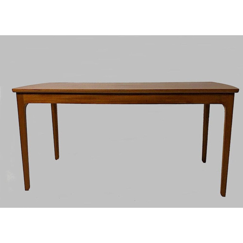 Vintage Mahogany Coffee Table by Ole Wanscher for A.J. Iversen, 1960s