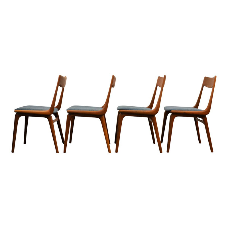 Vintage teak dining set model 371 by Alfred Christensen for Slagelse Møbelvaerk