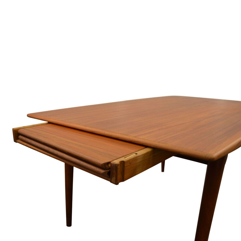 Vintage teak dining set model 371 by Alfred Christensen for Slagelse Møbelvaerk