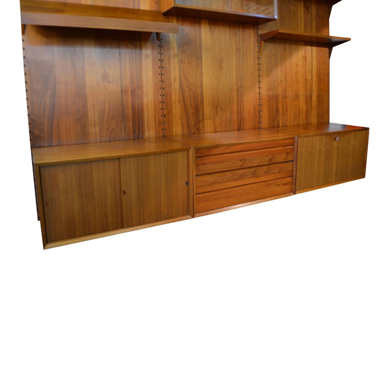 Vintage teak modular wall-unit by Poul Cadovius for Cado