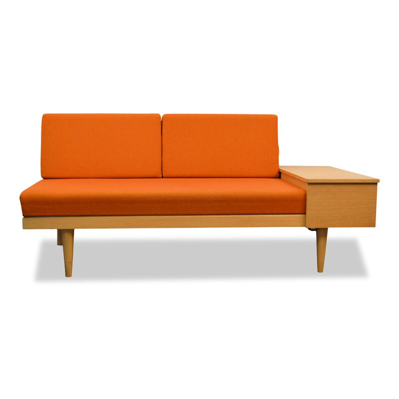 Vintage 2-seater oak sofa by Ilmar Relling for Ekornes Svane