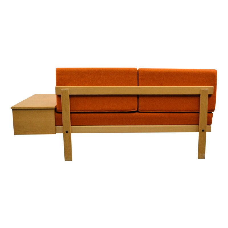 Vintage 2-seater oak sofa by Ilmar Relling for Ekornes Svane