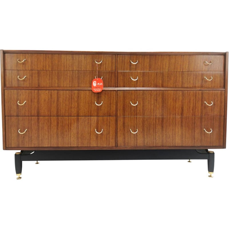 Vintage G-Plan Teak E-Gomme Tola Chest of Drawers 