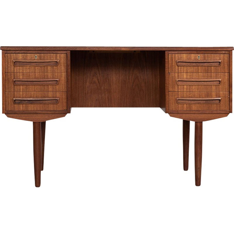 Vintage Danish desk in teak 1960s