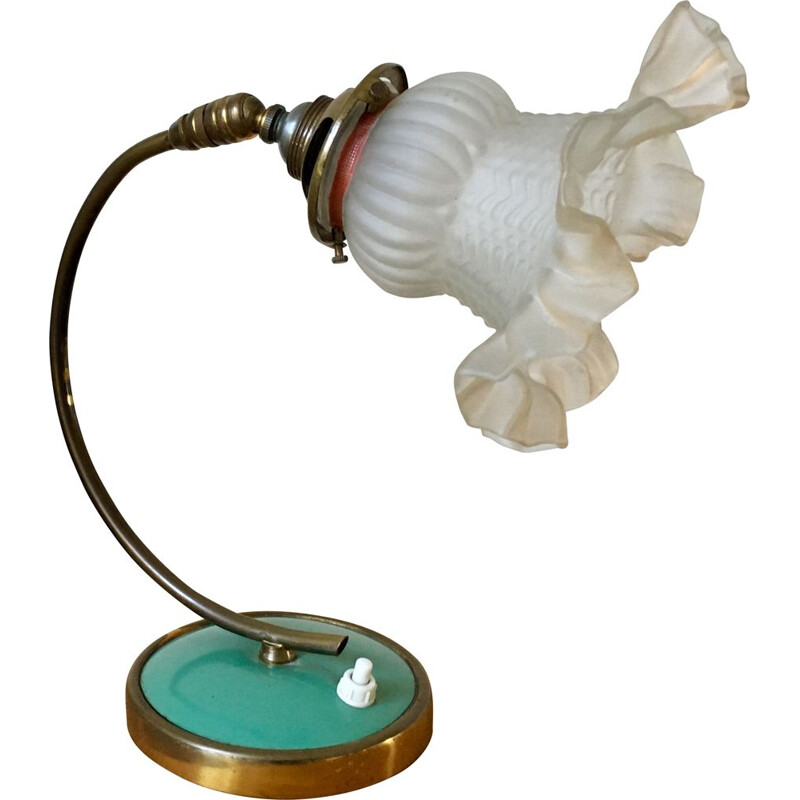 Vintage tulip-shaped swivel lamp , 1960