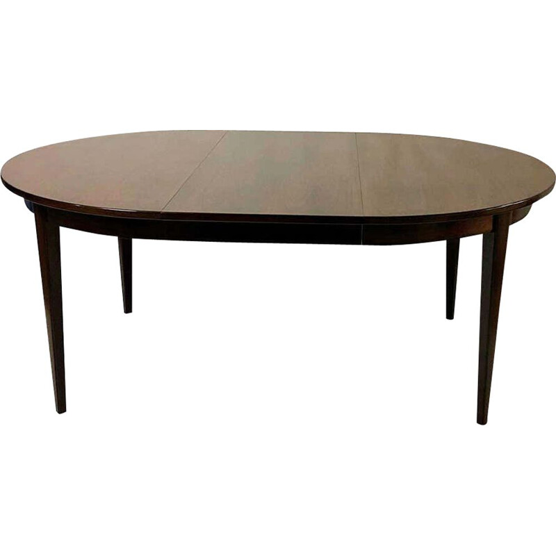 Vintage palissander aanbouwtafel van Omann Jun, 1960