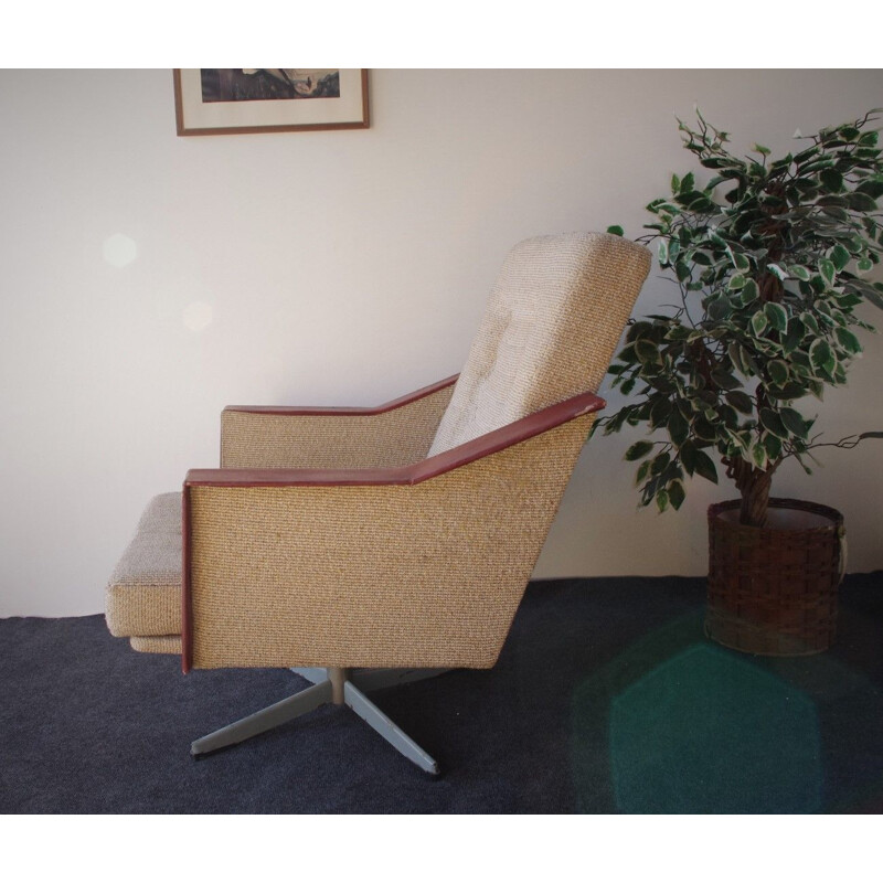 Vintage Swivel armchair 1970s.