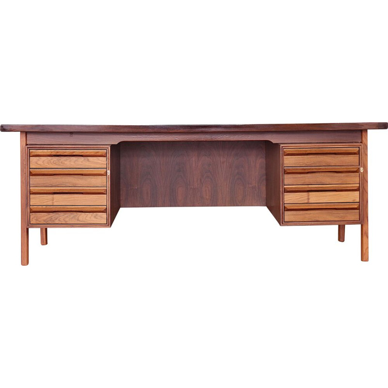 Vintage Palisander Desk by Torbjørn Afdal, 1960s