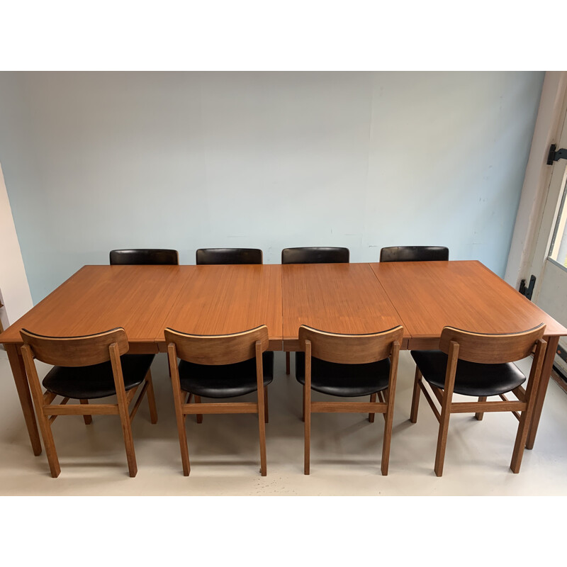 Vintage Danish dining set by Cado 1960s