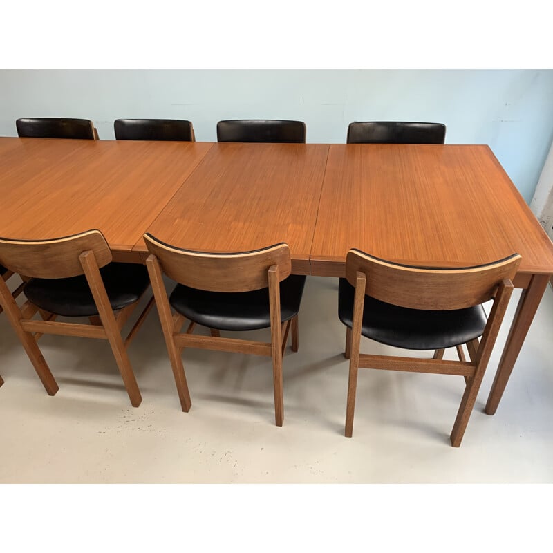 Vintage Danish dining set by Cado 1960s