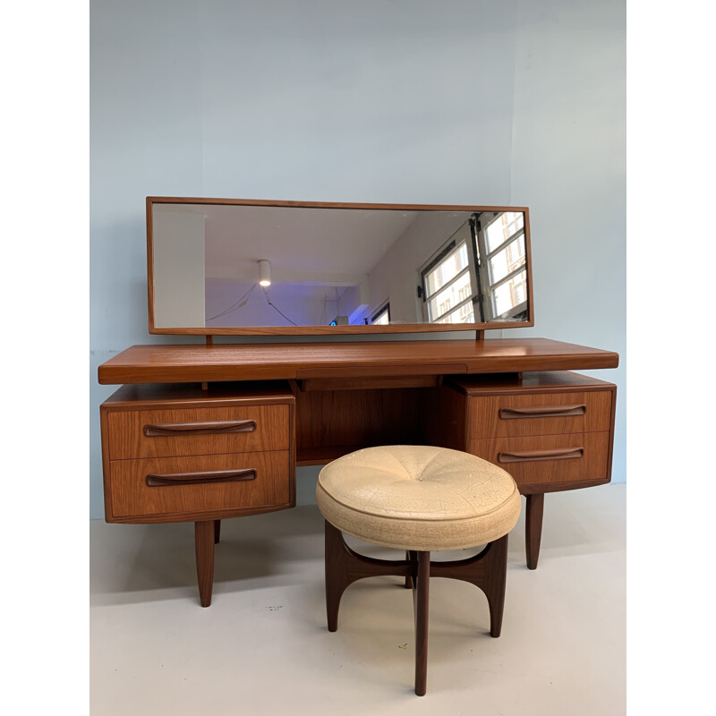 Vintage dressing table with stool by G-Plan, 1960s