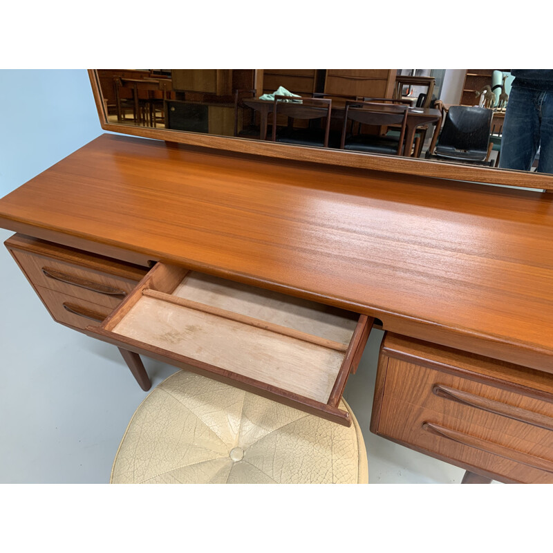 Vintage dressing table with stool by G-Plan, 1960s