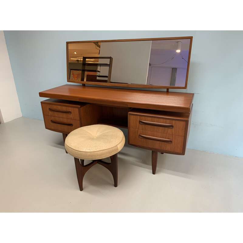 Vintage dressing table with stool by G-Plan, 1960s